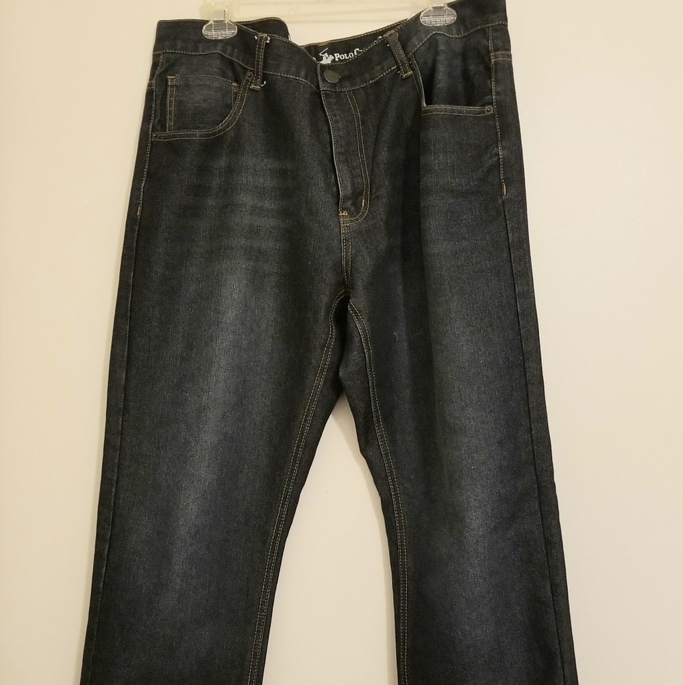 Mens Beverly Hills Polo Club Jeans Dark Wash 38/32